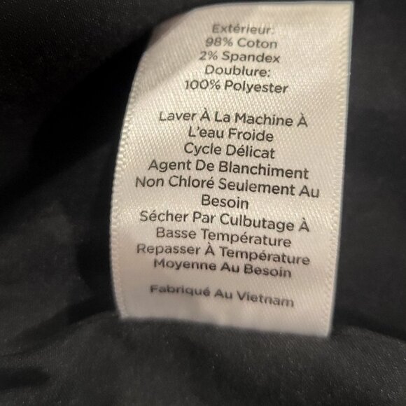 Talbots Size 4 Black & White Size Zip Midi Pleated Skirt - Picture 3 of 6